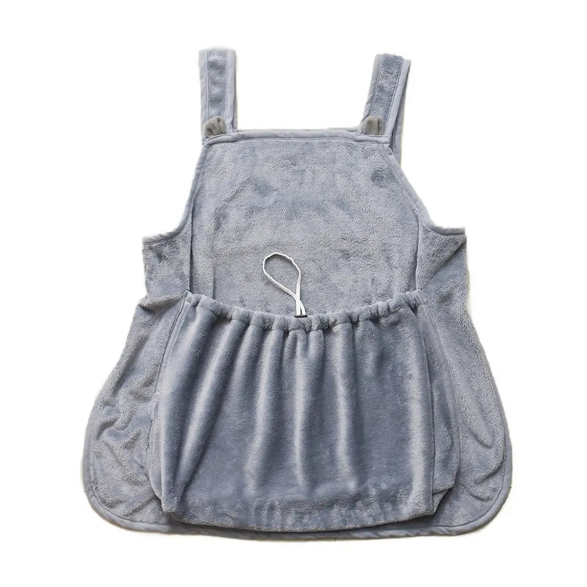 Pet Carrier Apron with Cat Pocket and Claw Guard_CWMM6290