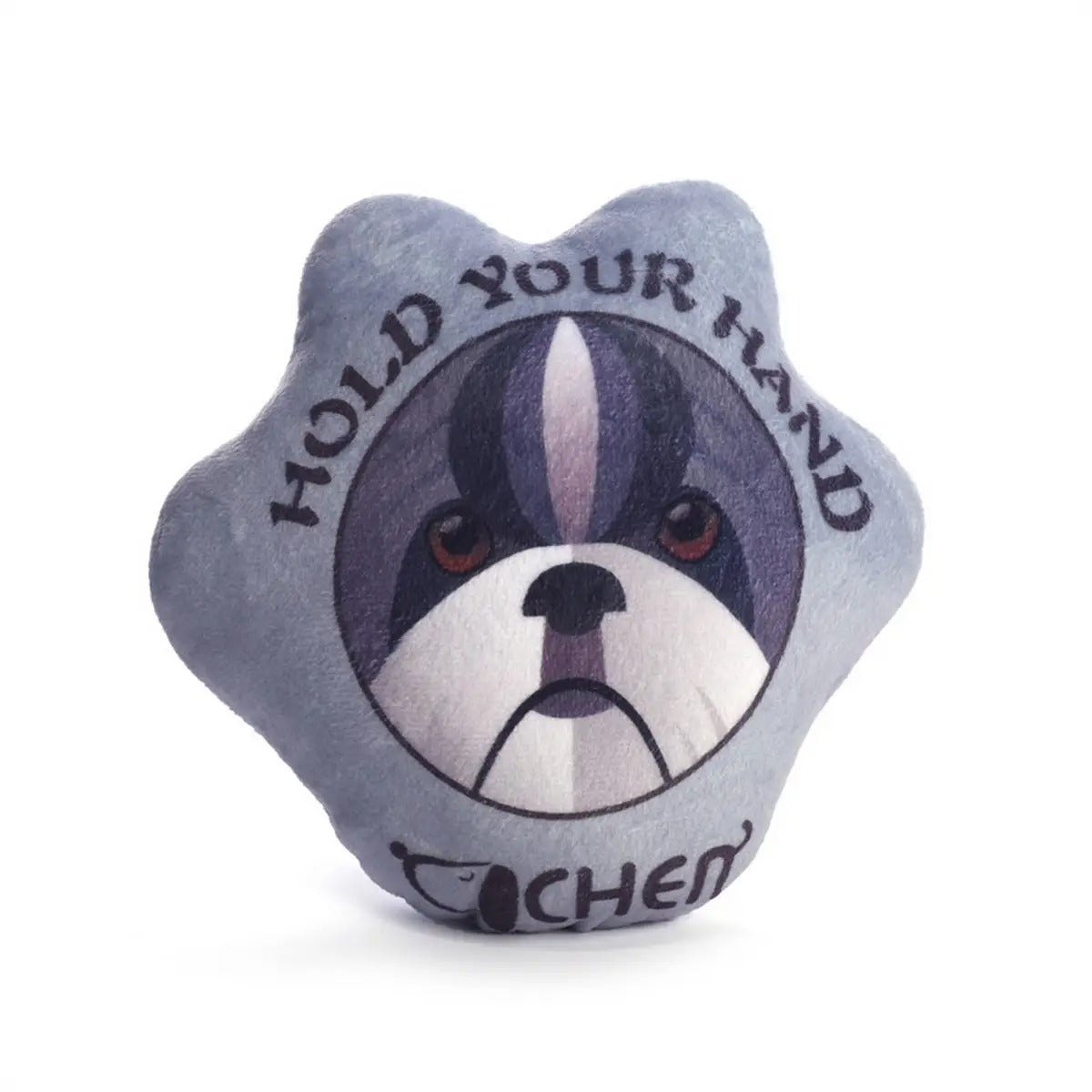 Paw print plush toys, pet toy safe material_CWMM5494