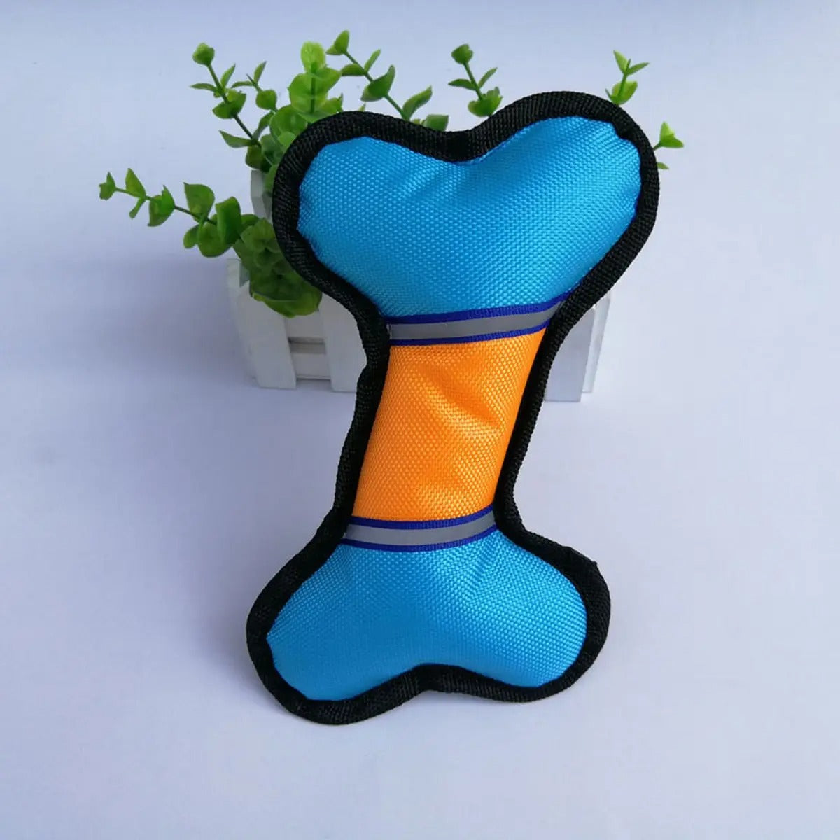 Oxford Cloth Bone Dog Toy-Reflective Strip_CWMM5505