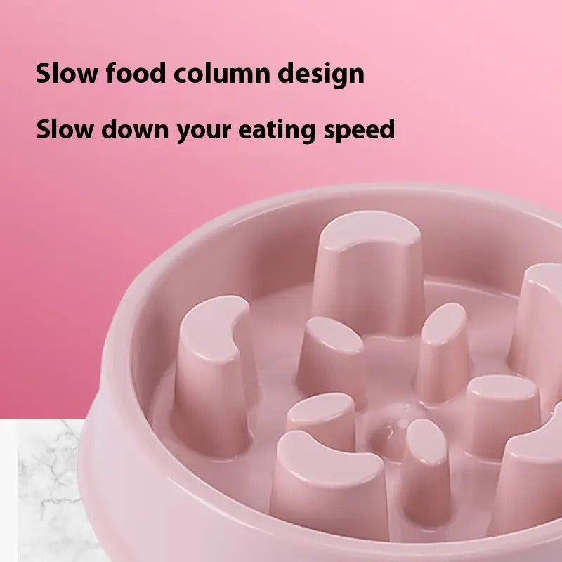 Pet Bowl,Slow Feeder,Anti-Choke Dog Cat Bowl_CWMM5208