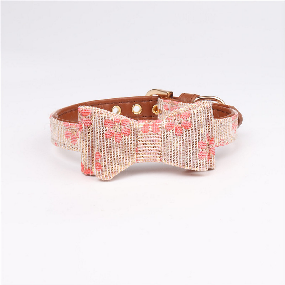 Patterned Bow Tie Pet Collar – Dog & Cat_CWMM7769
