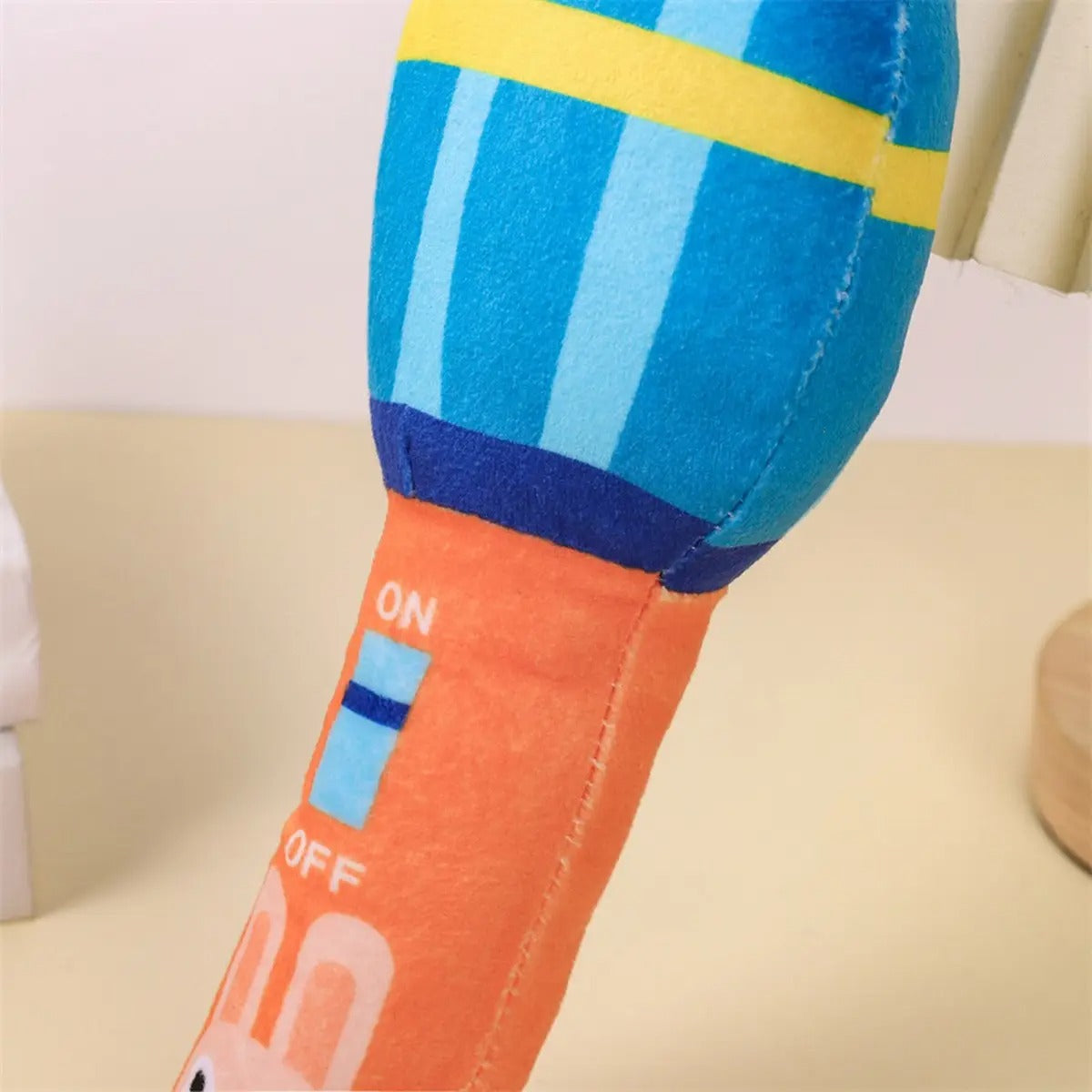 Microphone Chew Toy, Squeaky Fun for Dogs & Cats_CWMM5467