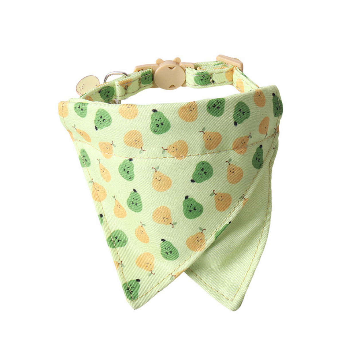 High Value Double Layer Cat Collar with Fruit_CWMM7621