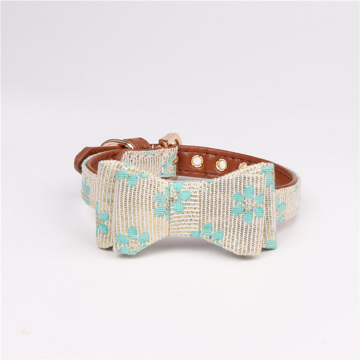 Patterned Bow Tie Pet Collar – Dog & Cat_CWMM7769