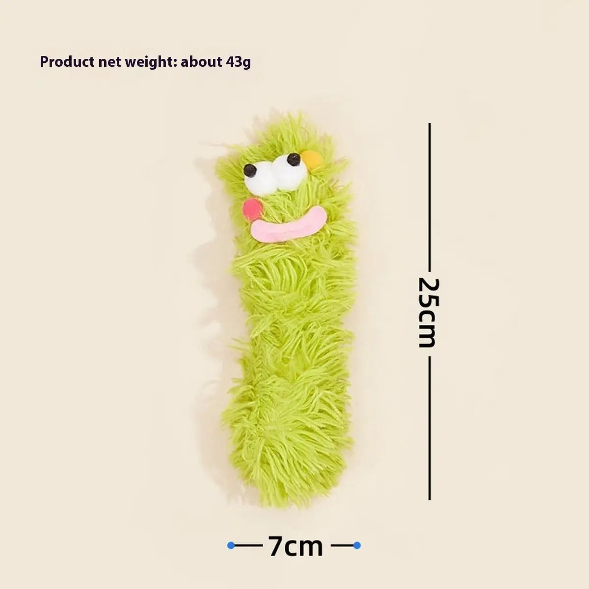 Funny Catnip Plush Toy – Self-Play Pillow Toy_CWMM6808