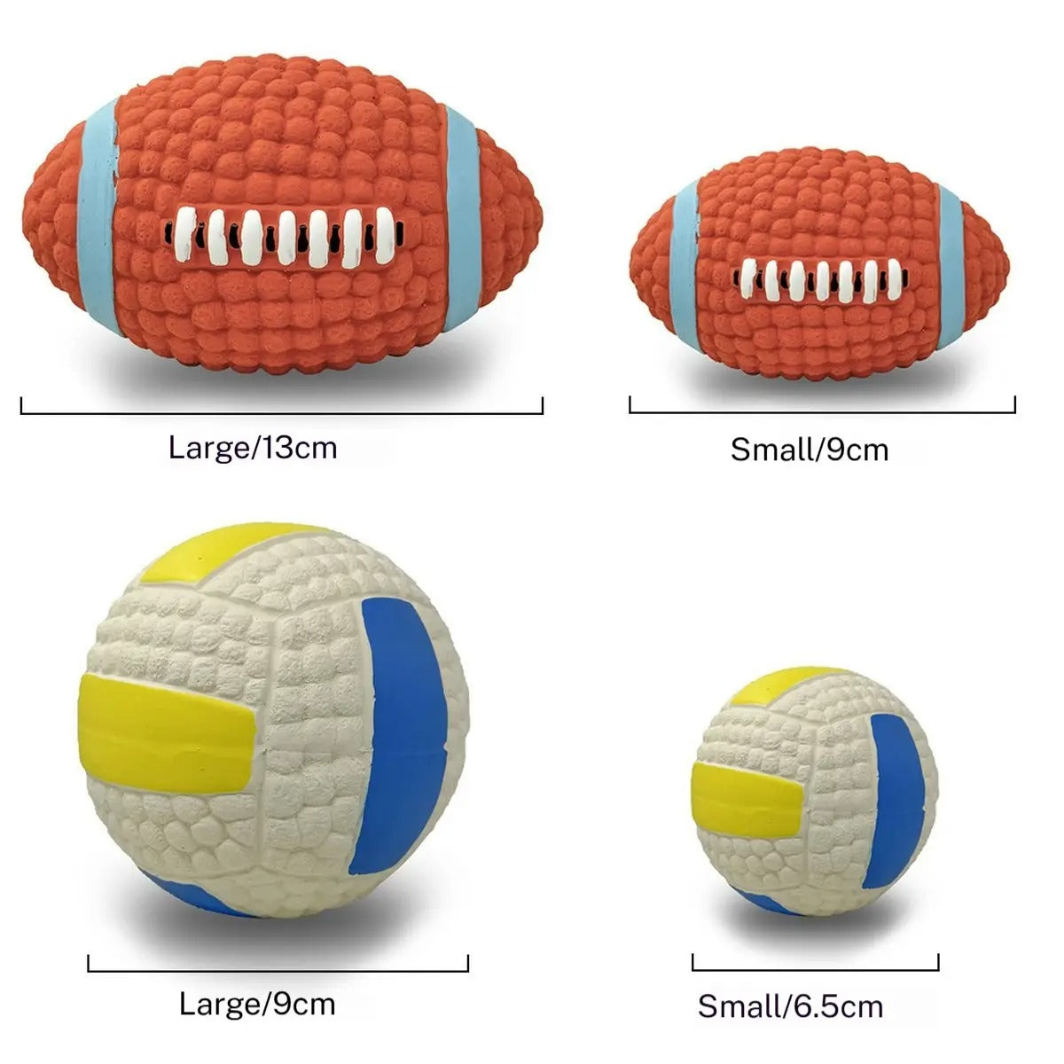 Latex Pet Toy Ball for Dogs, Teeth Cleaning_CWMM6096