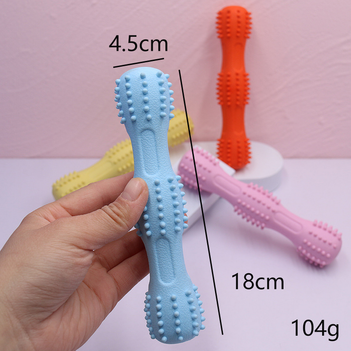 New TPR Squeaky Stick - Dog Chew & Training Toy_CWMM7196