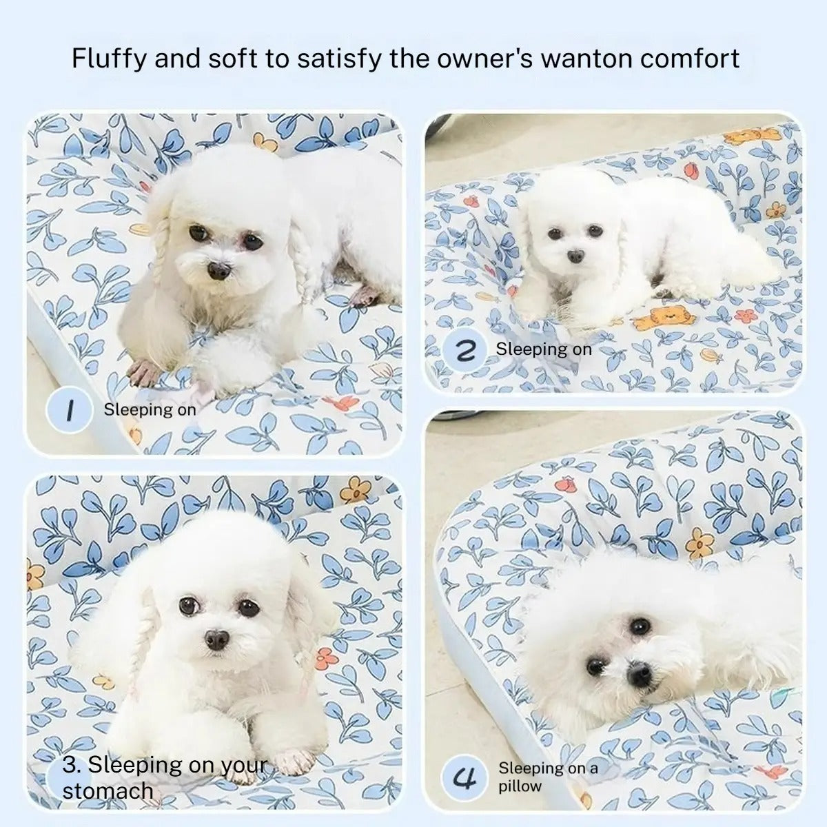 Pet Bed, Dog Mat for Small & Medium Dogs_CWMM7038