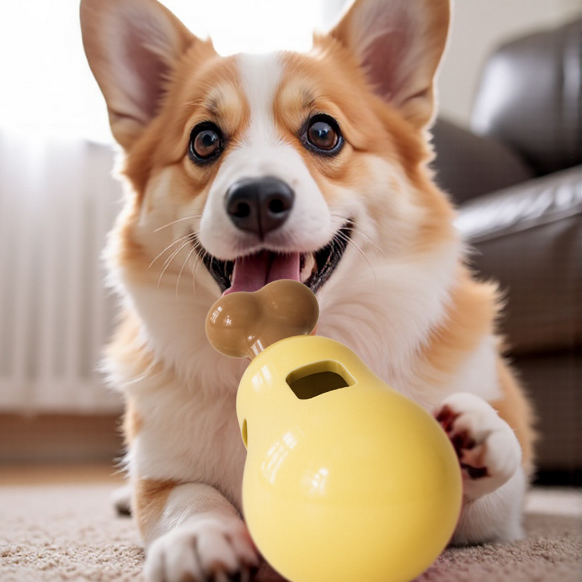 Chicken Leg Pet Toy – Chew, Treat, Wobble Fun_CWMM7180