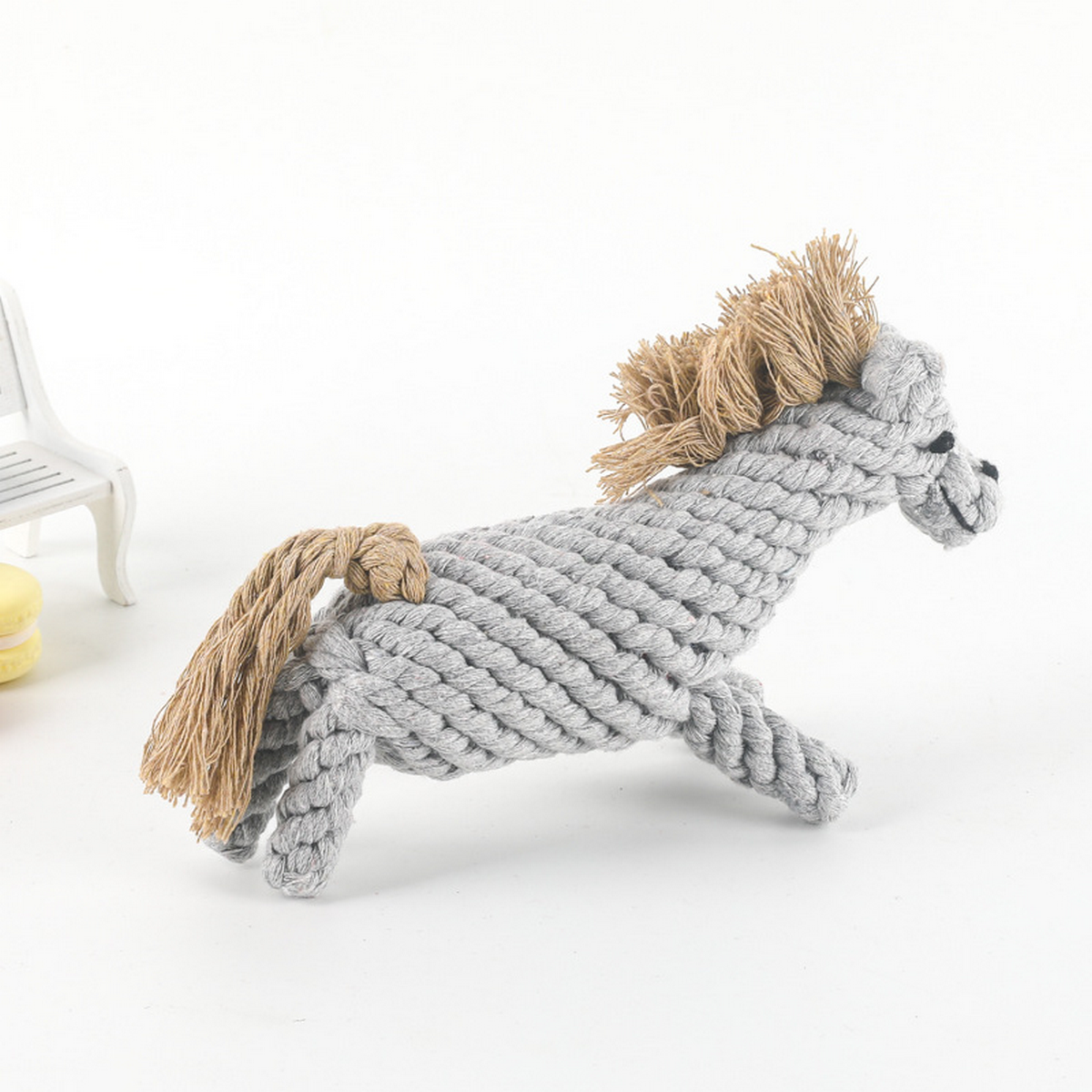 Cute Pony Rope Toy – Dog Dental Chew Toy_CWMM8069