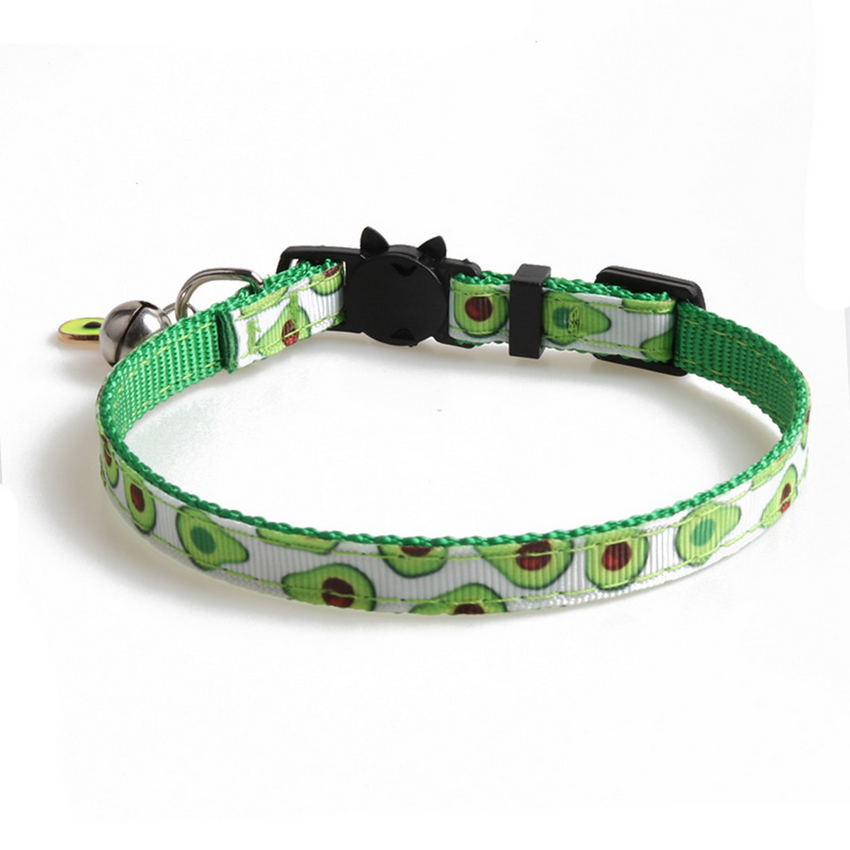 Fruit Charm Cat Collar with Bell – Woven Strap_CWMM7760