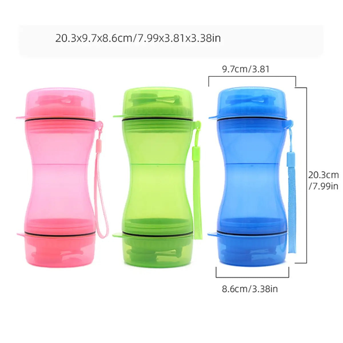 Outdoor Dog Water Bottle, Spill-Free Drinking Cup_CWMM7974
