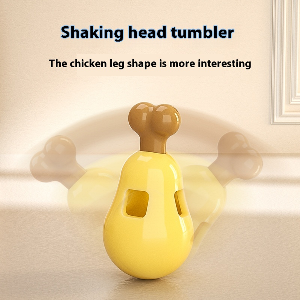 Chicken Leg Pet Toy – Chew, Treat, Wobble Fun_CWMM7180