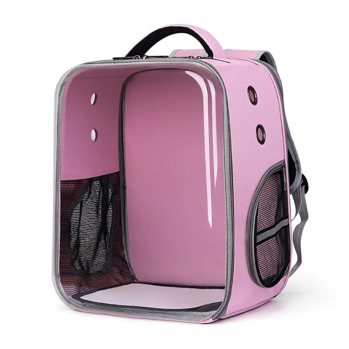 Foldable Pet Backpack Carrier, Clear & Breathable_CWMM6936