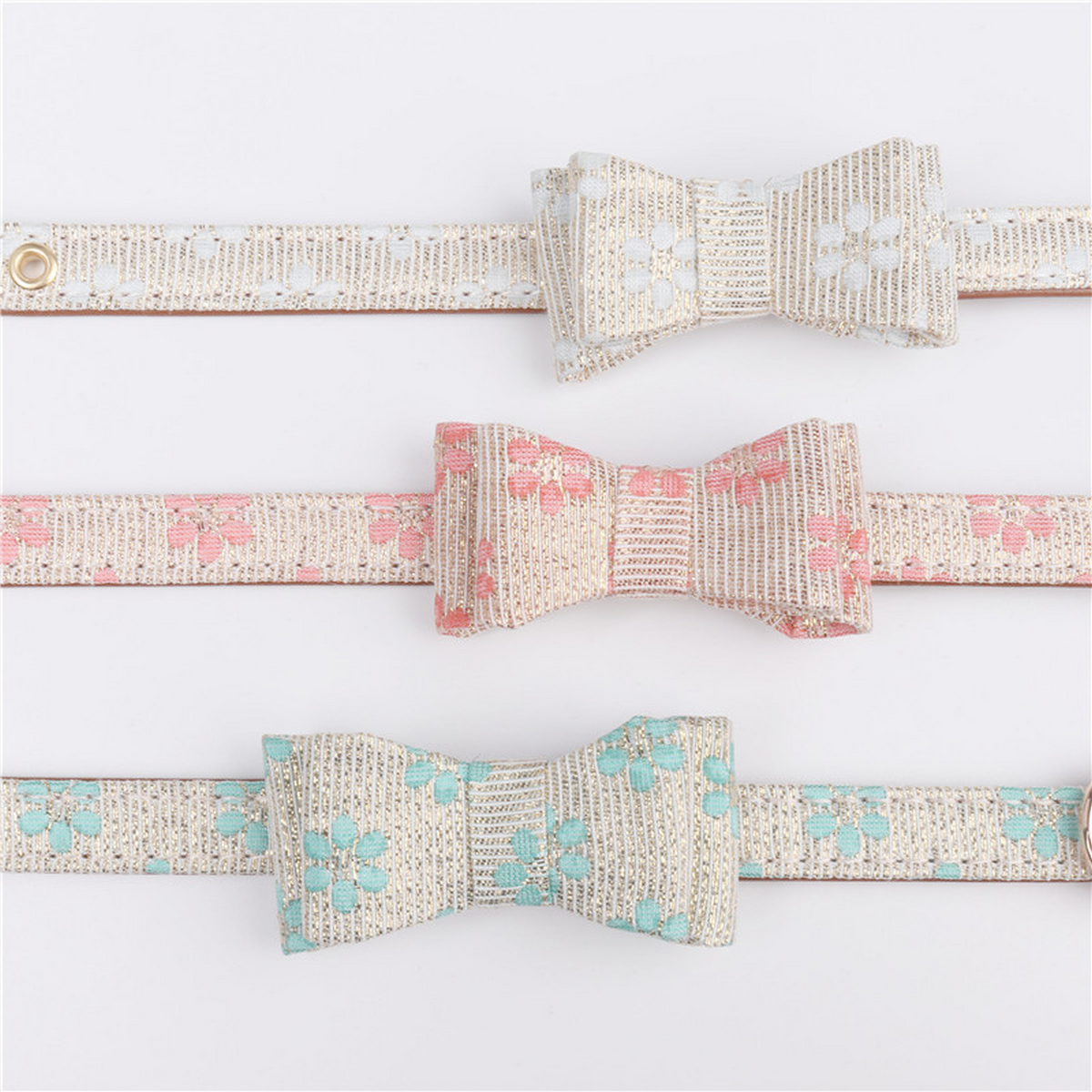 Patterned Bow Tie Pet Collar – Dog & Cat_CWMM7769