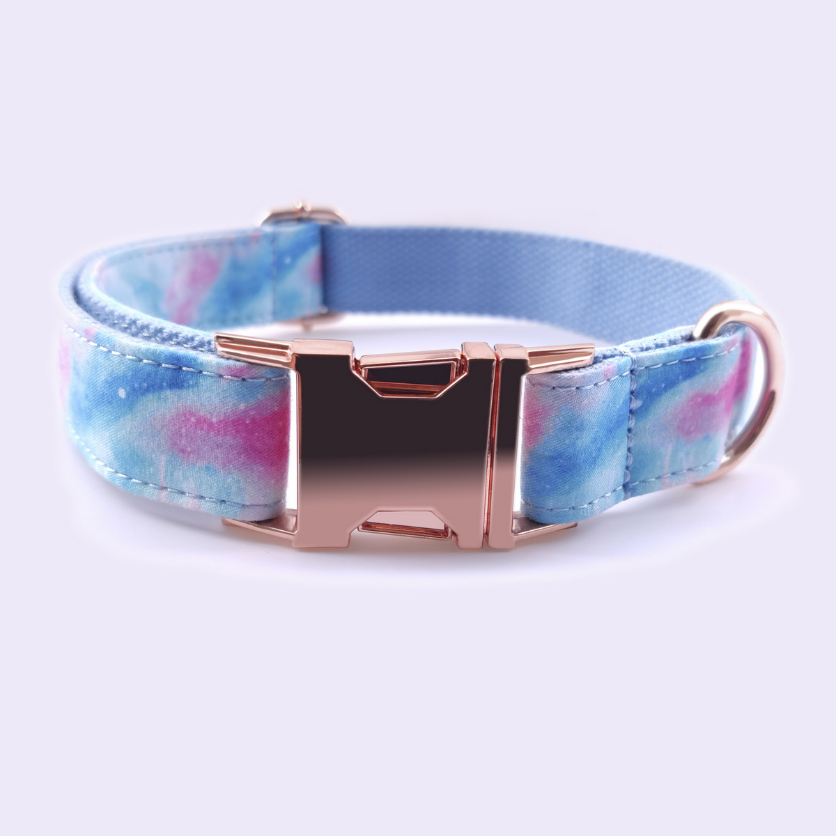 Custom Pet Collar – Rose Gold Zinc Alloy Lock_CWMM7093