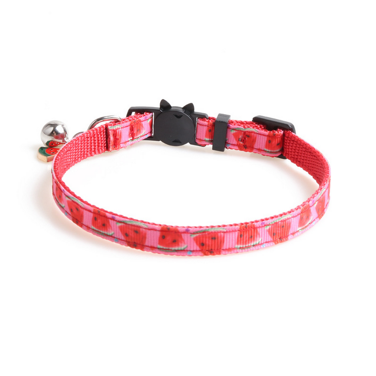 Fruit Charm Cat Collar with Bell – Woven Strap_CWMM7760