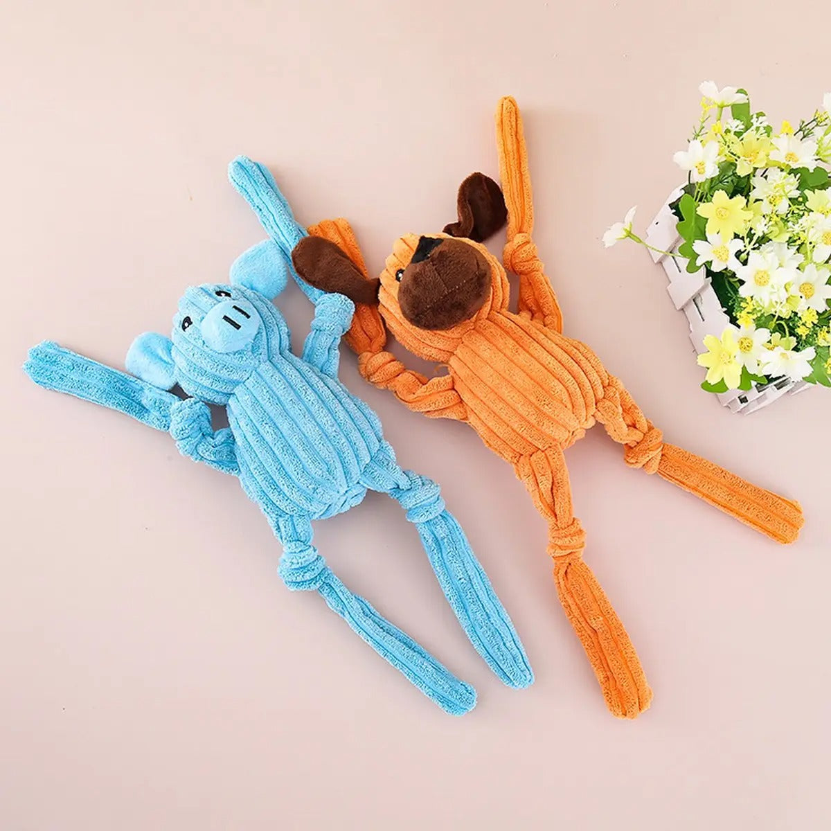 Long-Legged Pig  Plush Dog Toy for Training & Fun_CWMM5428