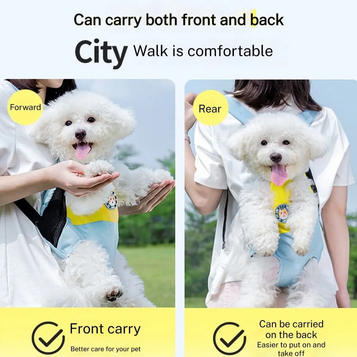 Pet  Carrier Mesh Travel Backpack for Cats Dogs_CWMM6250