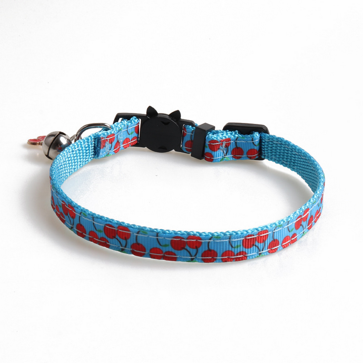 Fruit Charm Cat Collar with Bell – Woven Strap_CWMM7760