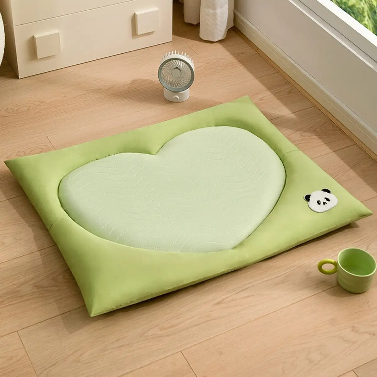 Cooling Summer Cat Bed with Ice Mat & Cushion_CWMM7033