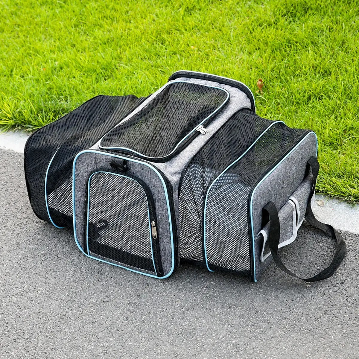 Large capacity expandable pet travel bag_CWMM5991