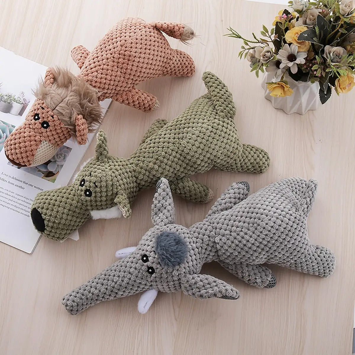 Fluffy Chewy Pet Toys Supplies for Cats Dogs_CWMM5373