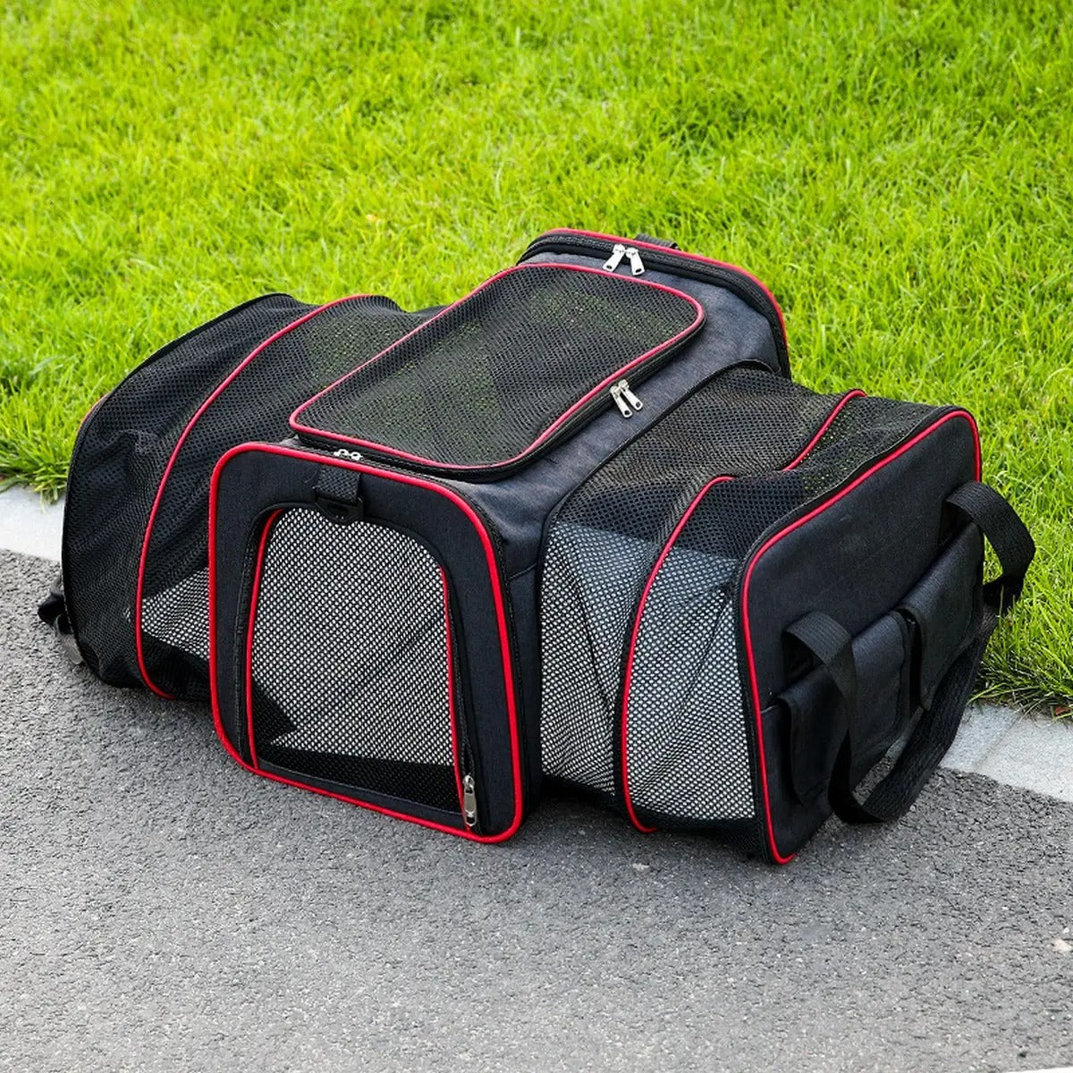 Large capacity expandable pet travel bag_CWMM5991