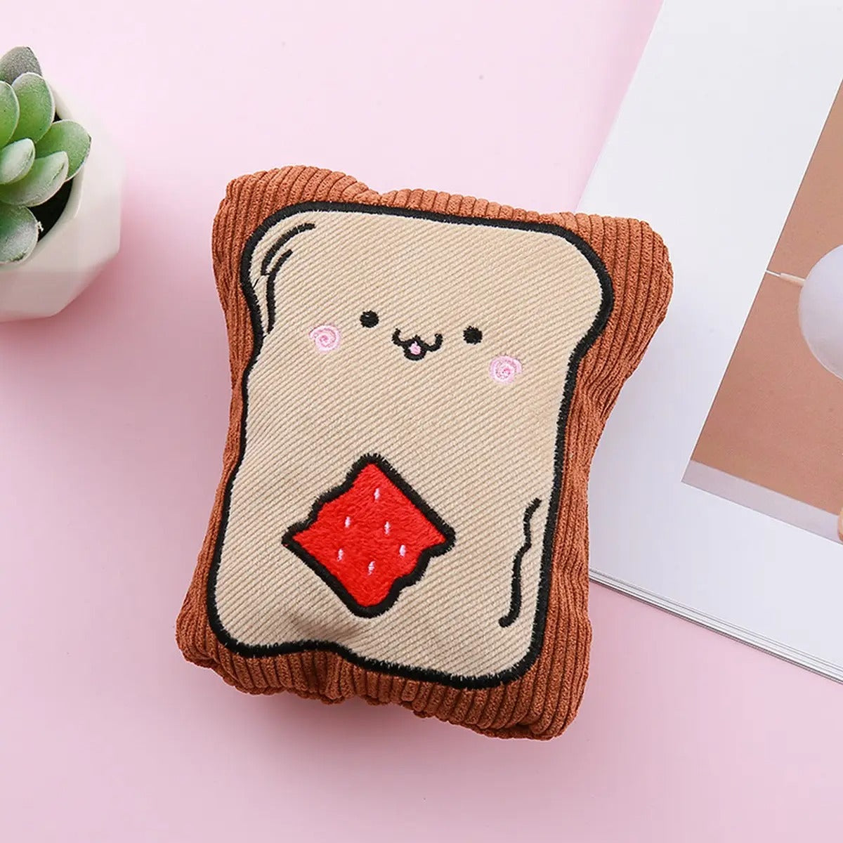 Corduroy cute companion toy, durable pet chew toy_CWMM5483