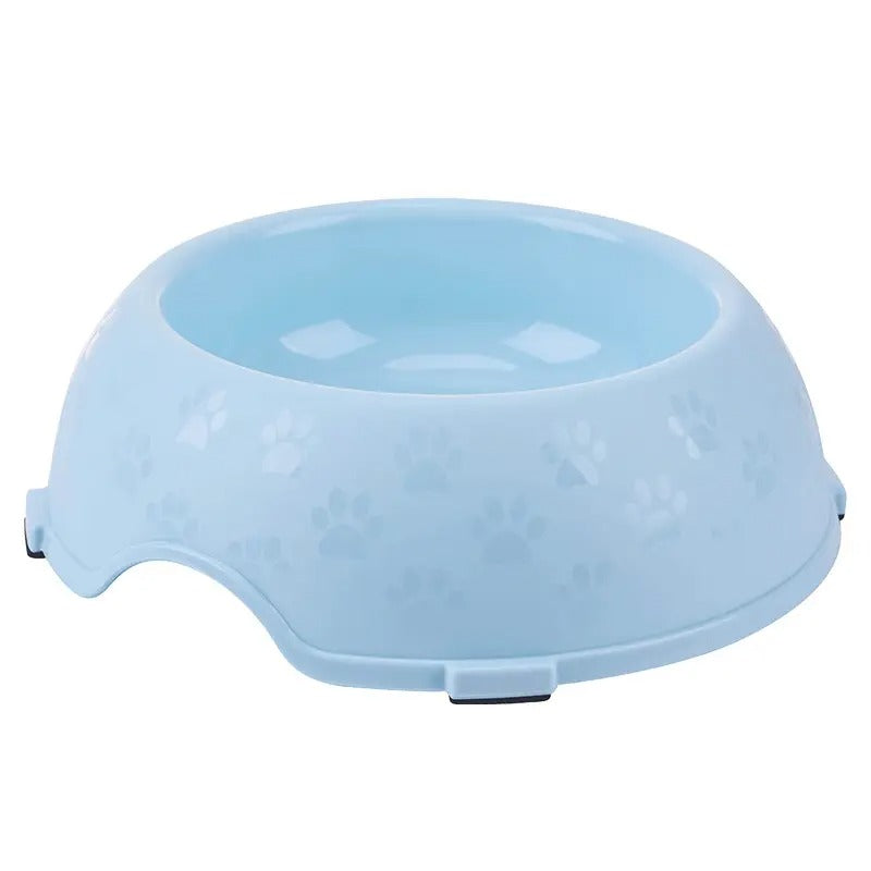 Large Paw Print Pet Bowl, Non-Slip, Easy to Clean_CWMM5146