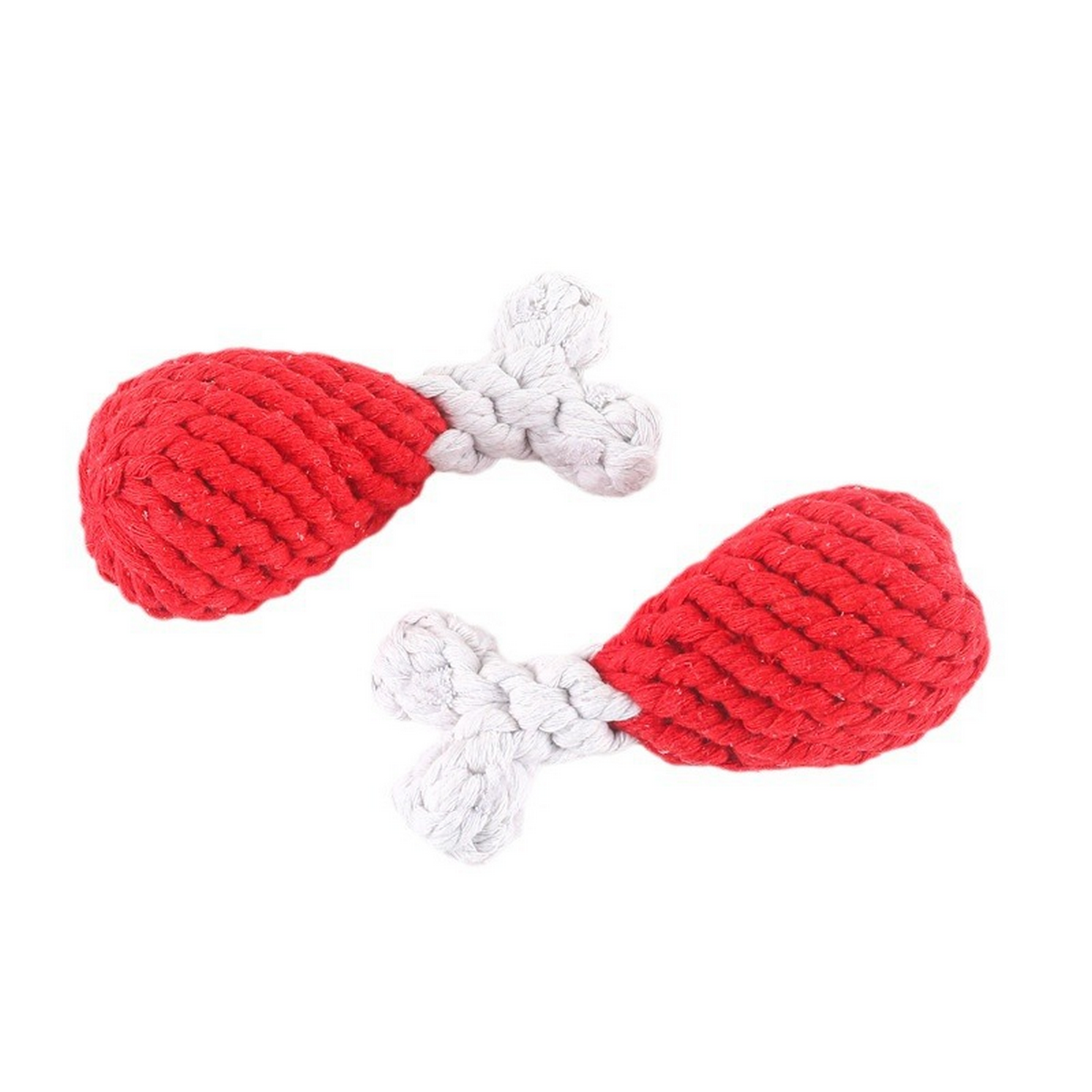 Chicken Leg Rope Toy – Cotton Chew for Dogs_CWMM8066