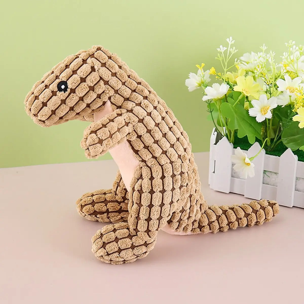 Corn Velvet Cute Dinosaur Pet Companion Toy_CWMM5430