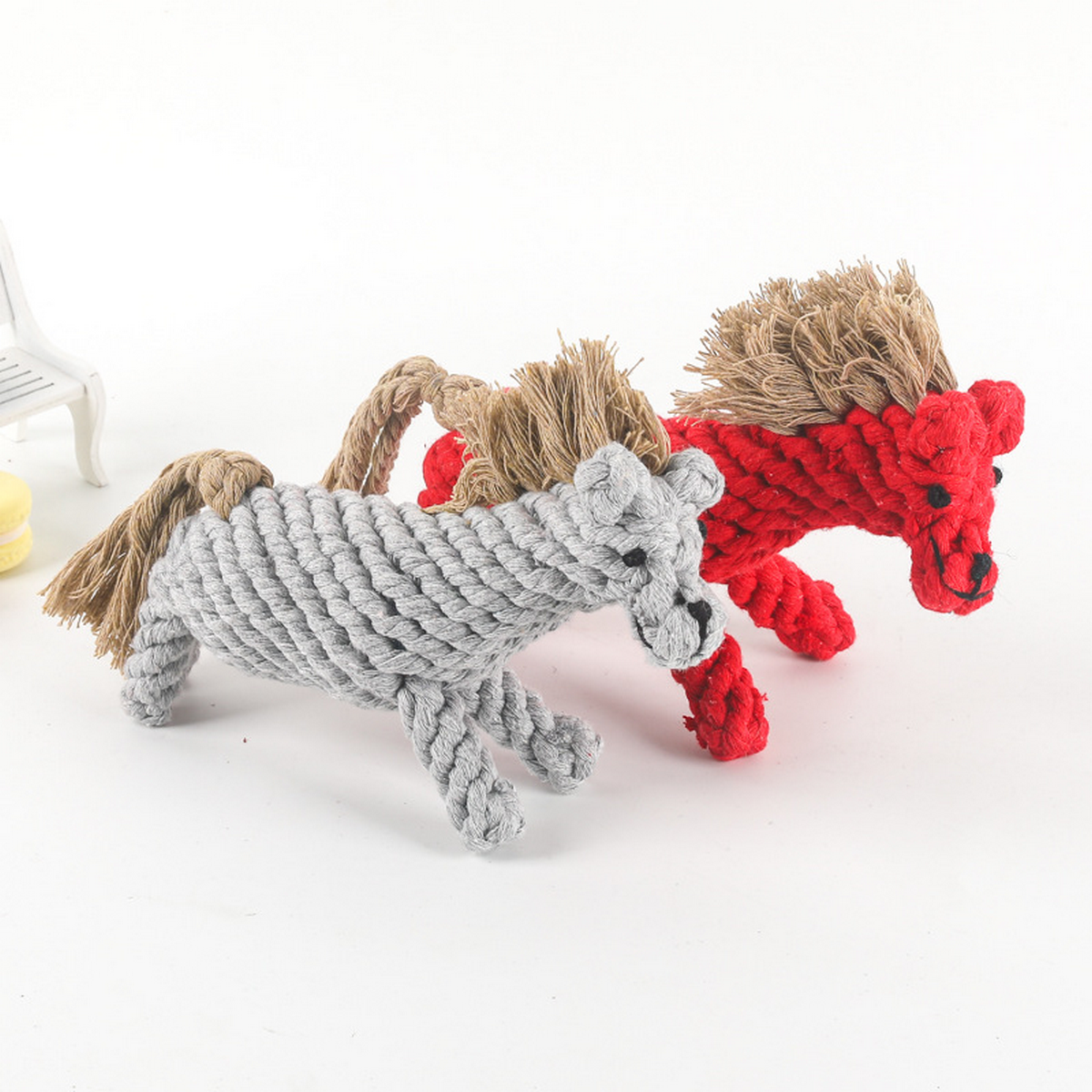 Cute Pony Rope Toy – Dog Dental Chew Toy_CWMM8069