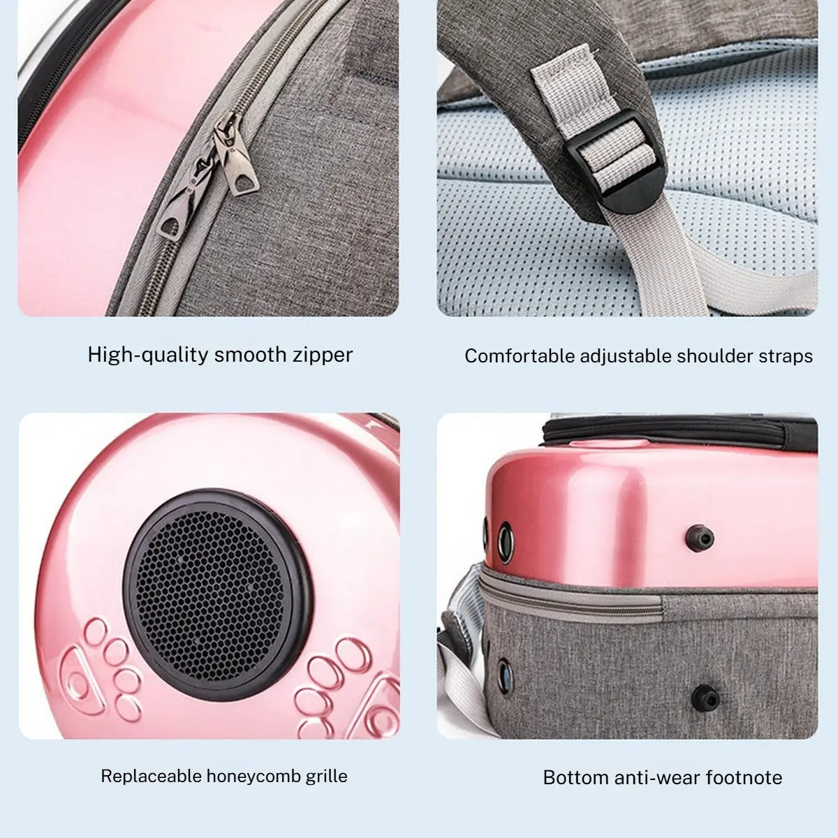 Pet Backpack Carrier, Ventilated Space Capsule_CWMM6935