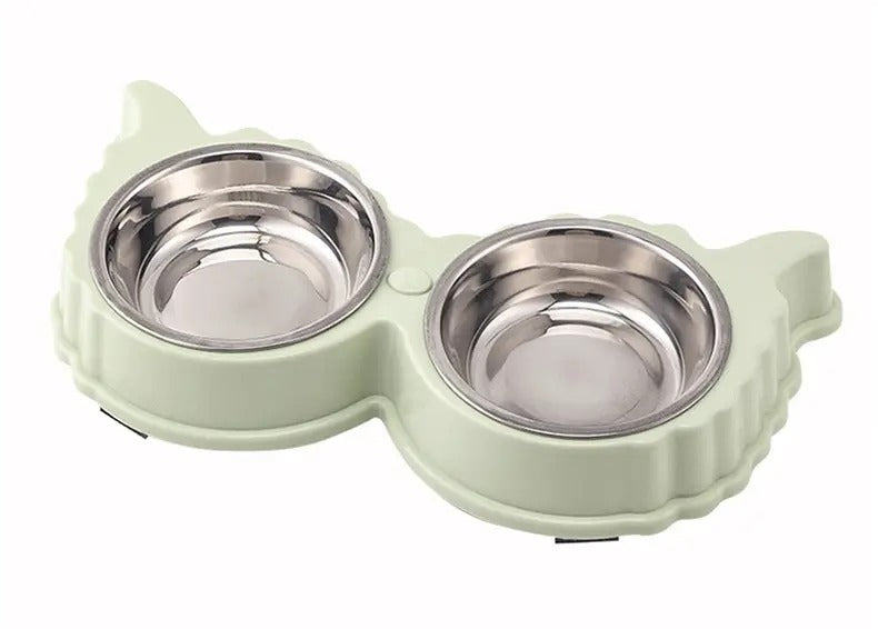 Double Pet Bowl, Non-Slip, Anti-Spill Dog,Cat Bowl_CWMM5189