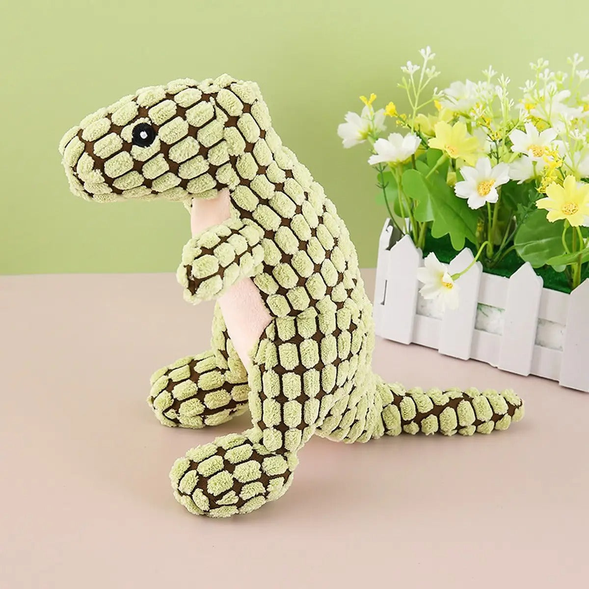 Corn Velvet Cute Dinosaur Pet Companion Toy_CWMM5430