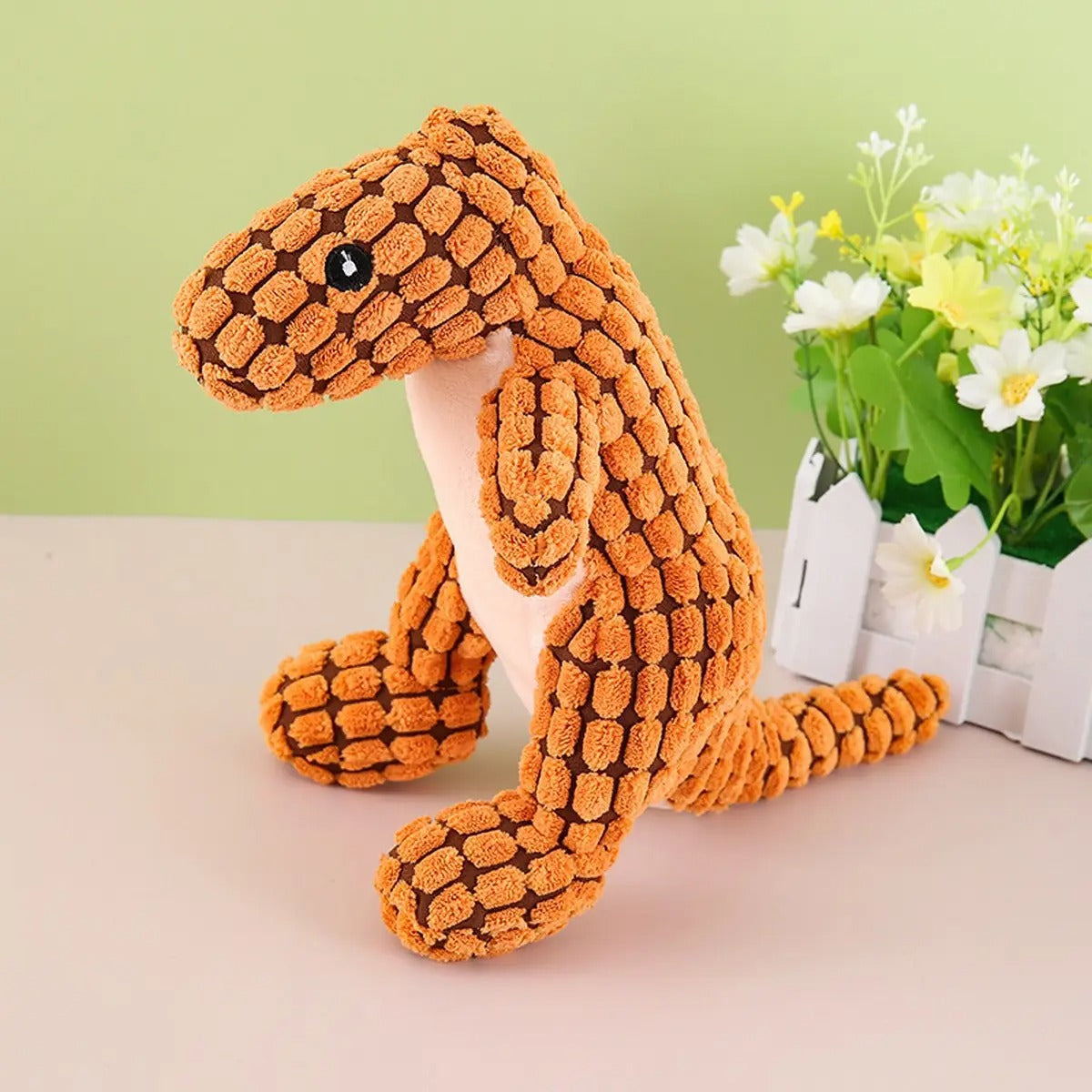 Corn Velvet Cute Dinosaur Pet Companion Toy_CWMM5430