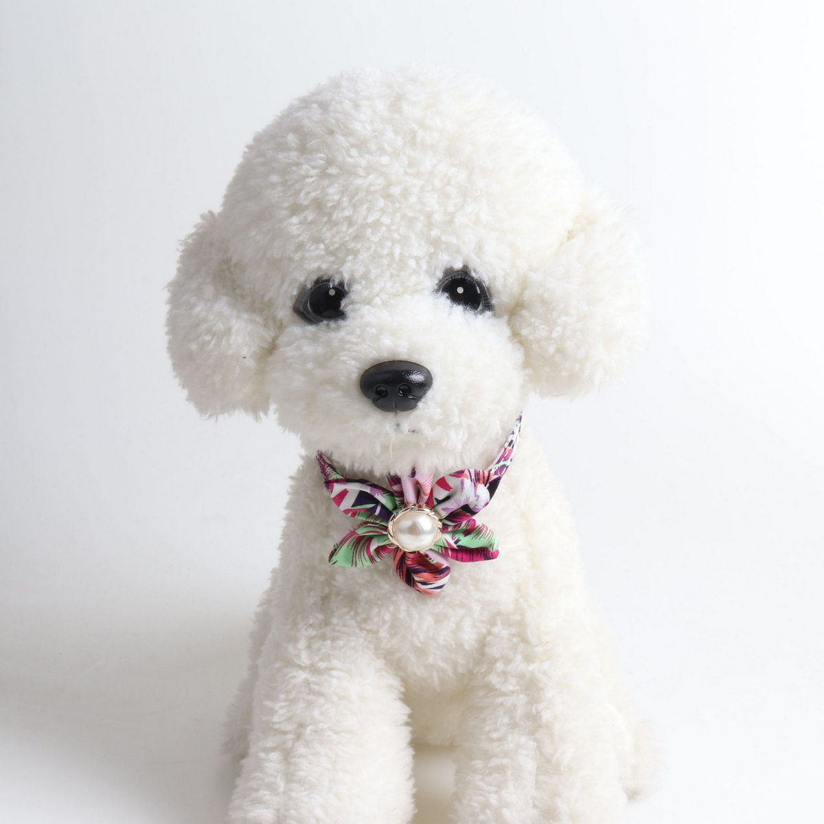 Pearl Sunflower Cotton Cat Collar with Bell_CWMM7736