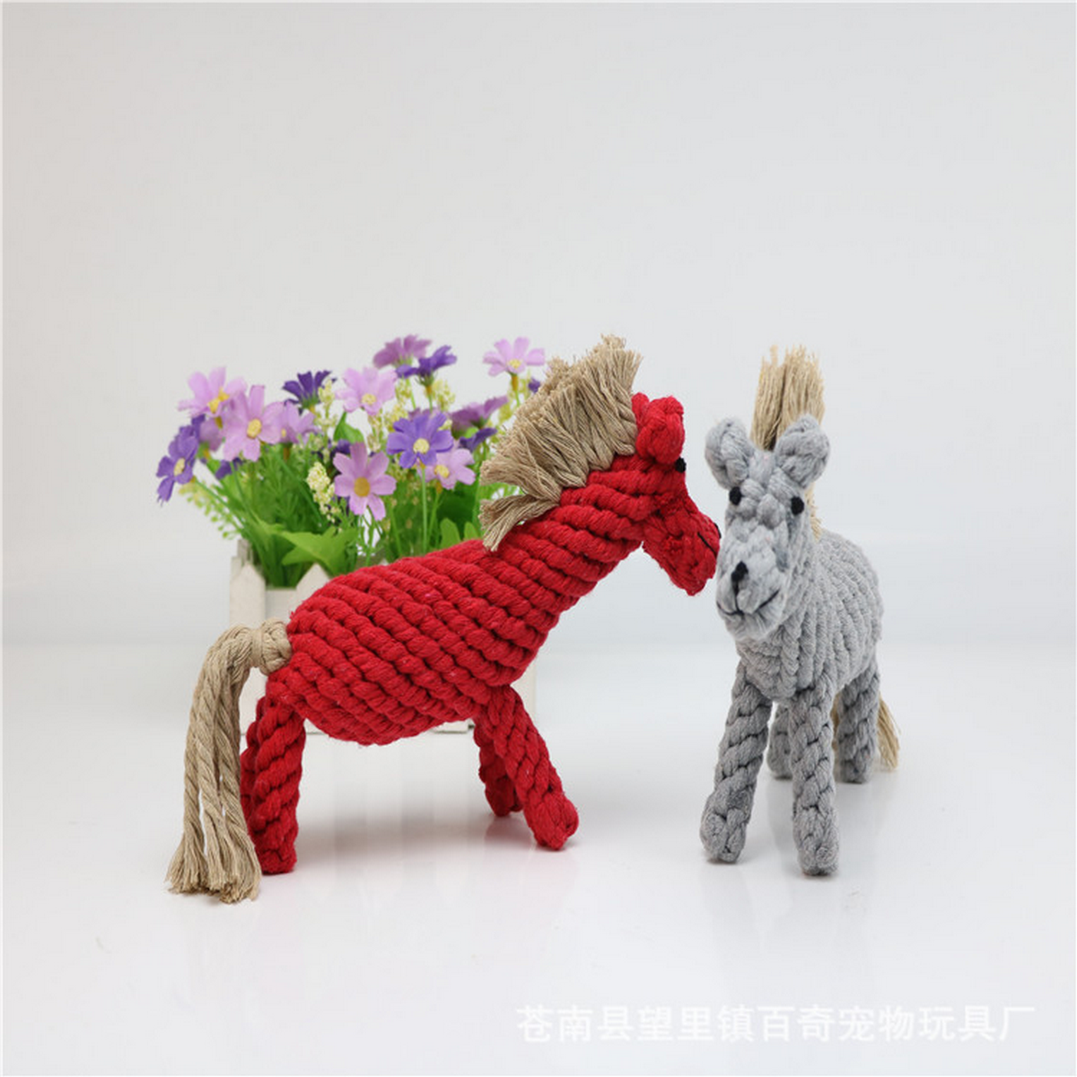 Cute Pony Rope Toy – Dog Dental Chew Toy_CWMM8069
