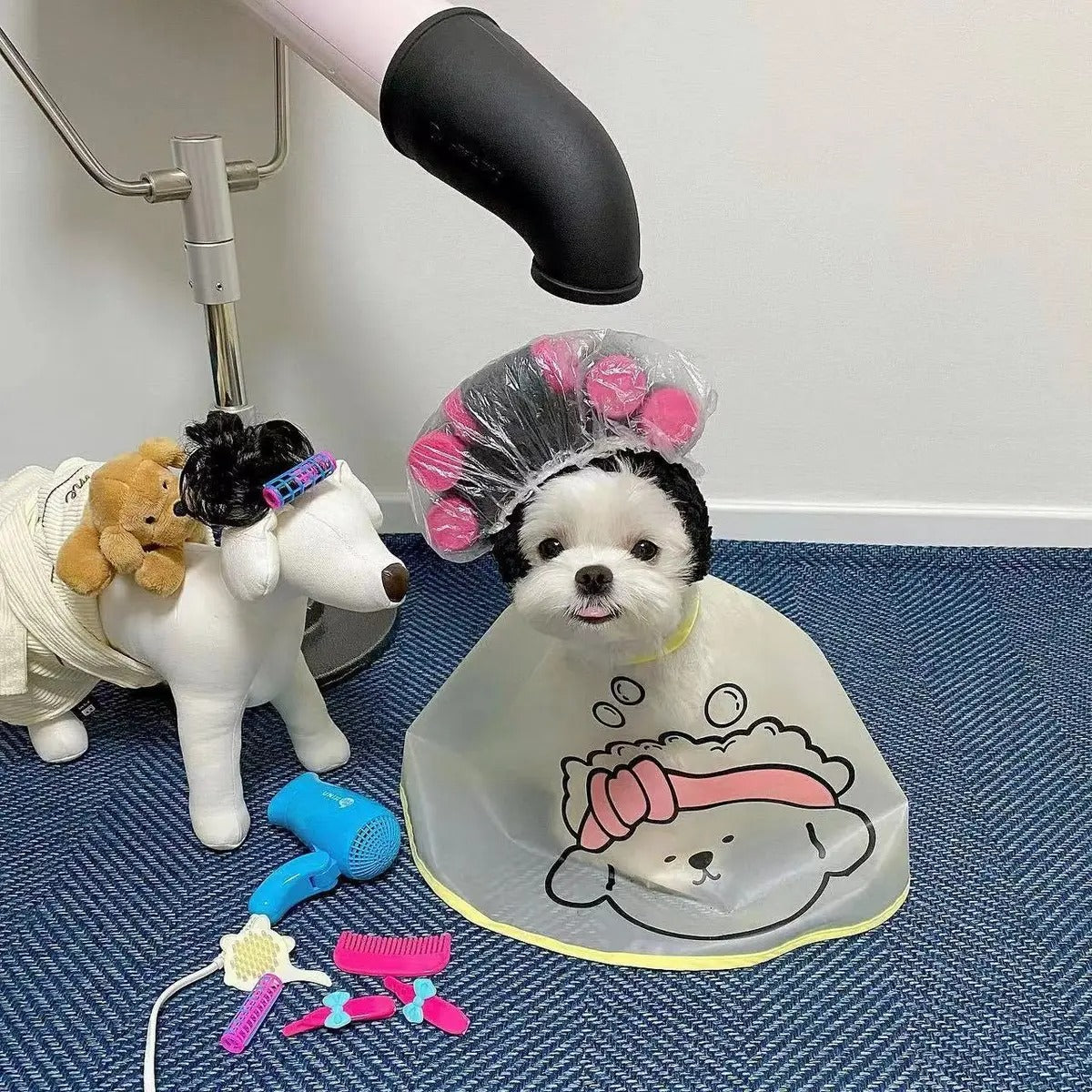 Curly Hair Wig for Dogs & Cats – Pet Costume Hat_CWAH3713