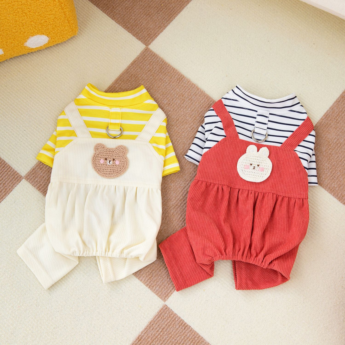 PawSuit Leash-Ready Pet Jumpsuit – Spring Wear_CWMM6985