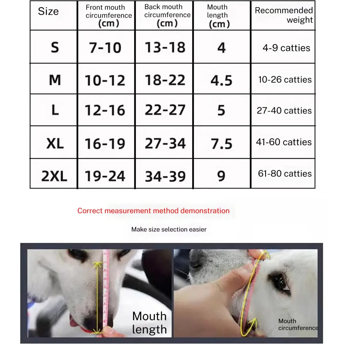 Mesh Dog Muzzle – Adjustable for Small Dogs_CWMM7263