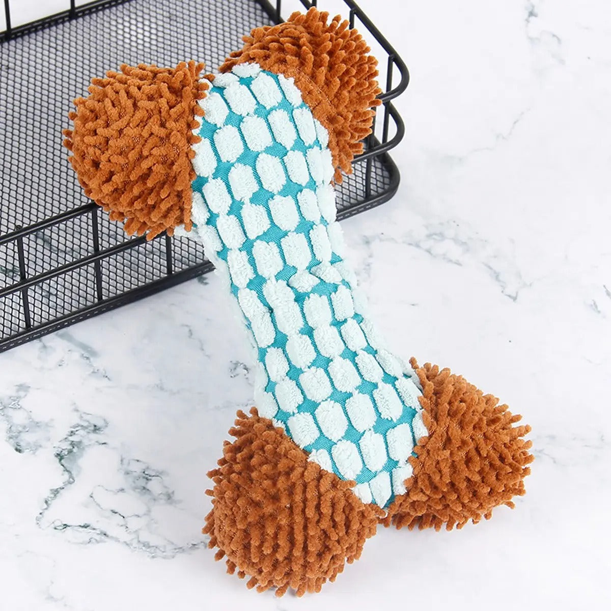 Corn Velvet Bone Plush Pet Toy - Safe and Non-Toxic_CWMM5416