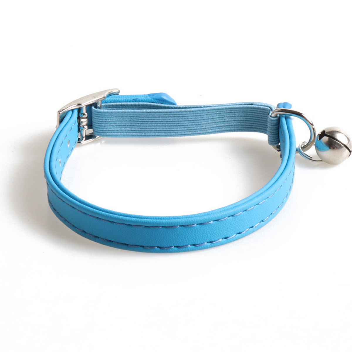Macaron Color Cat Collar – Soft PU Strap_CWMM7616