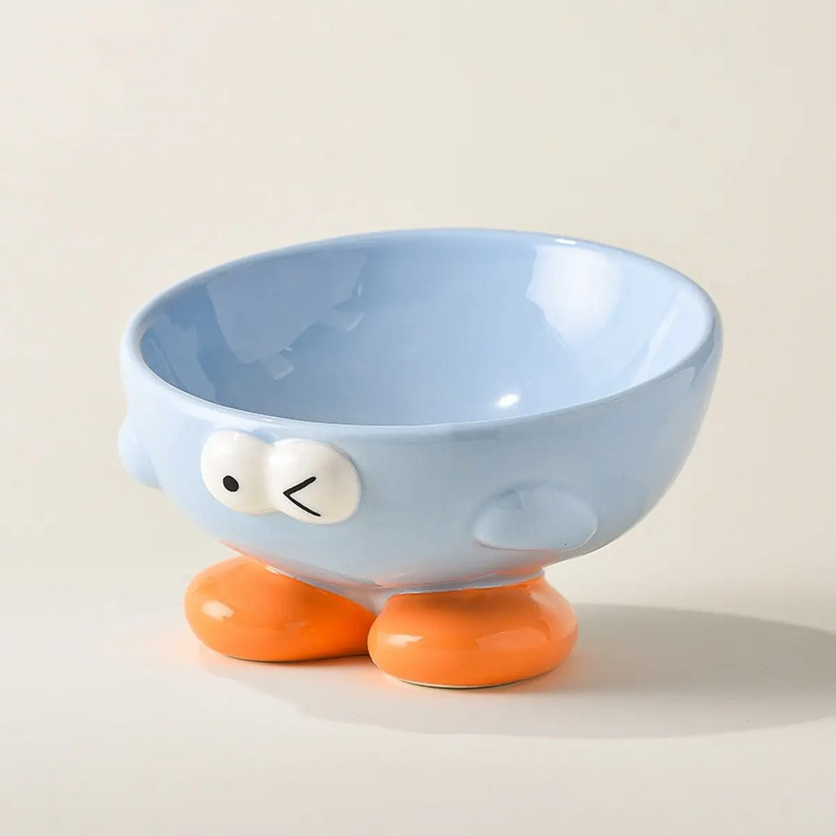 Creative Elevated Pet Bowl with Fun Expressions_CWMM5942