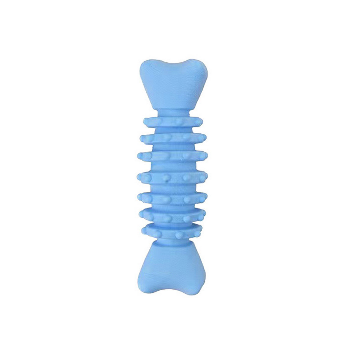 New TPR Macaron Fish Bone Chew Toy for Puppies_CWMM7234