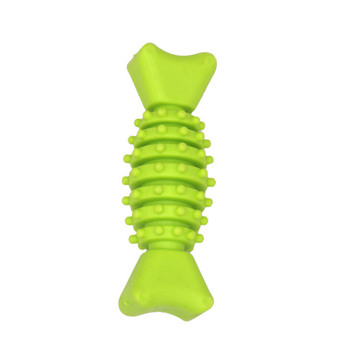 New TPR Macaron Fish Bone Chew Toy for Puppies_CWMM7234