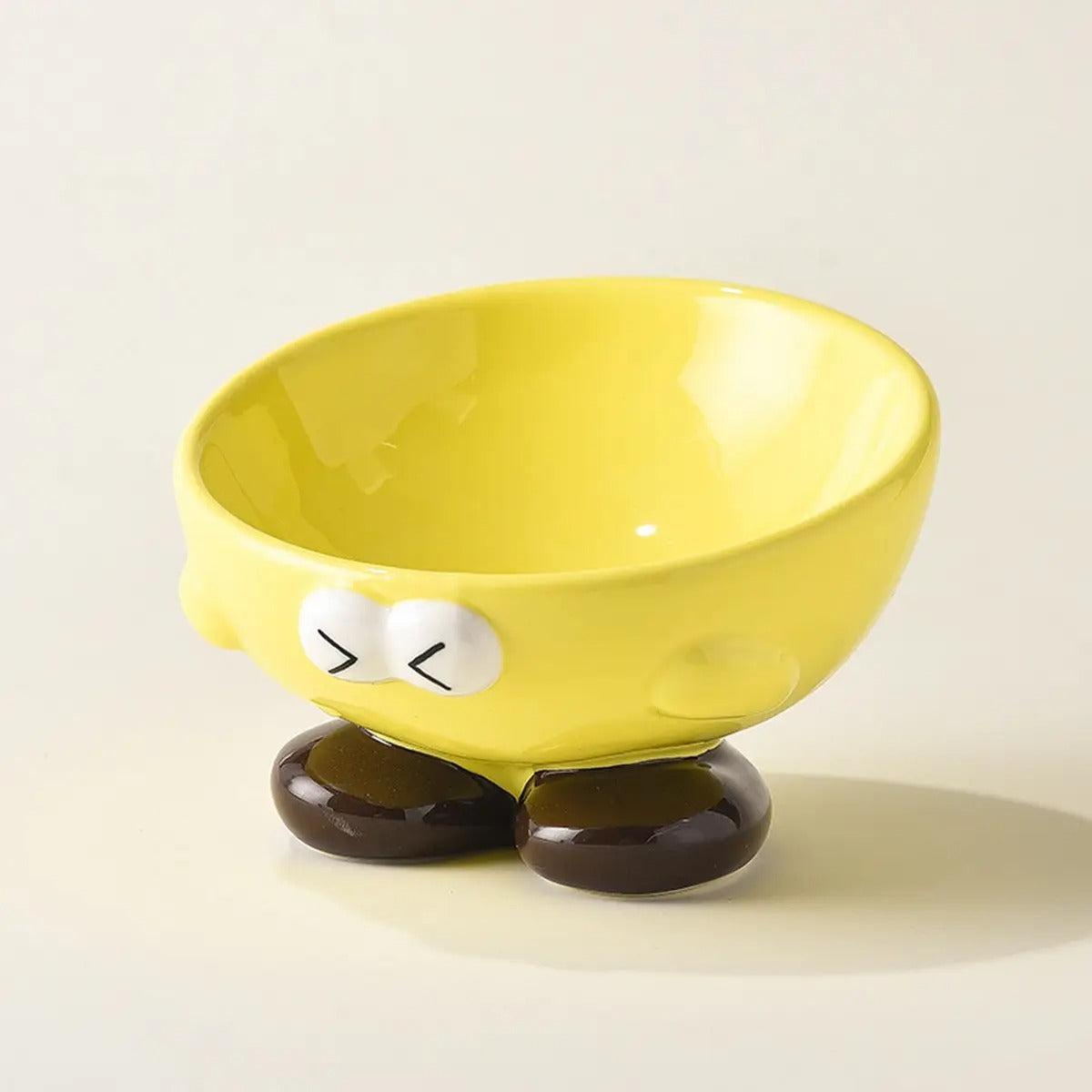 Creative Elevated Pet Bowl with Fun Expressions_CWMM5942