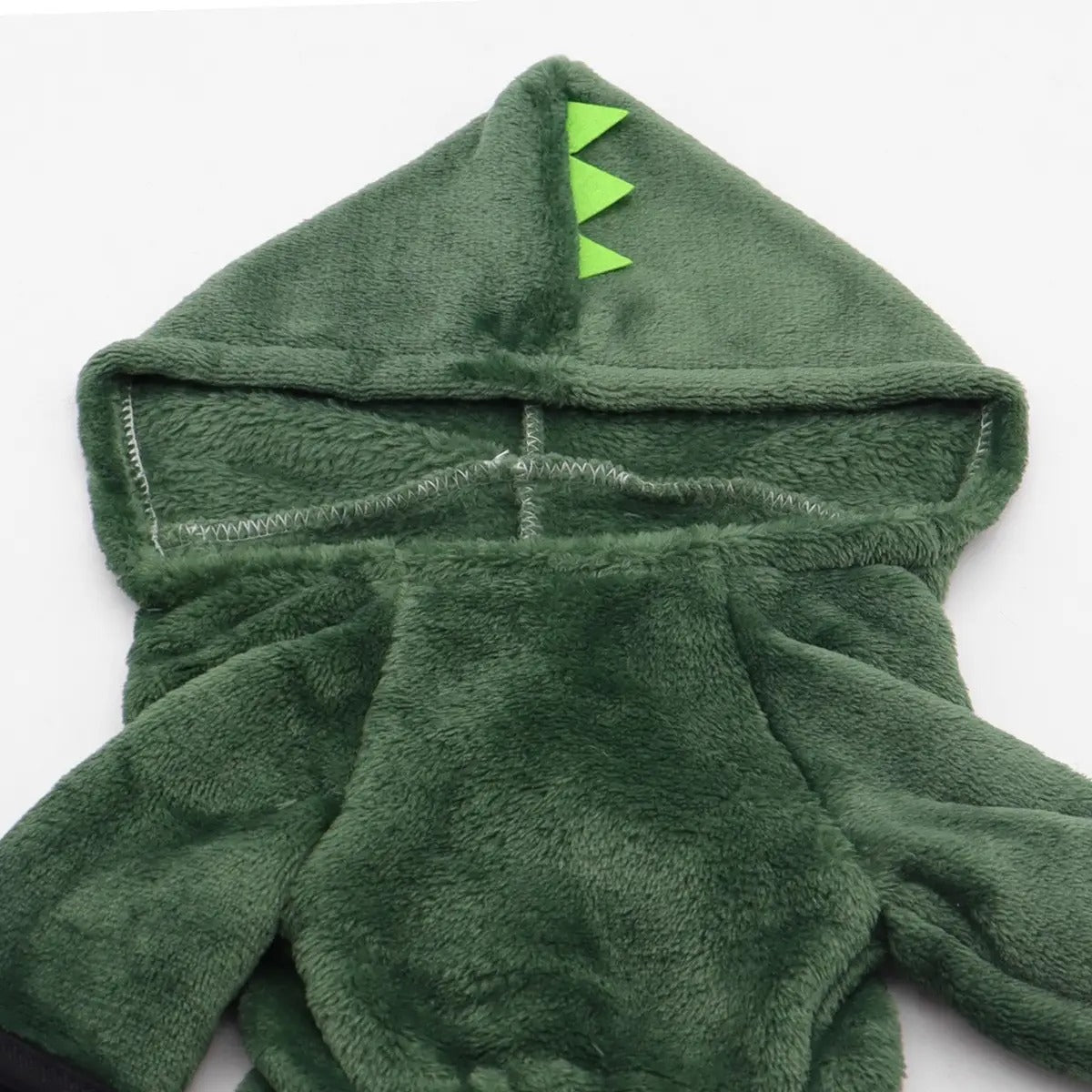 Coral fleece warm small dog dinosaur onesie_CWMM7973