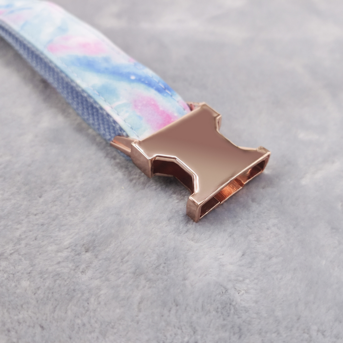 Custom Pet Collar – Rose Gold Zinc Alloy Lock_CWMM7093